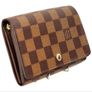 Louis Vuitton Damier Ebene Porte Monnaie Billets Tressor Wallet